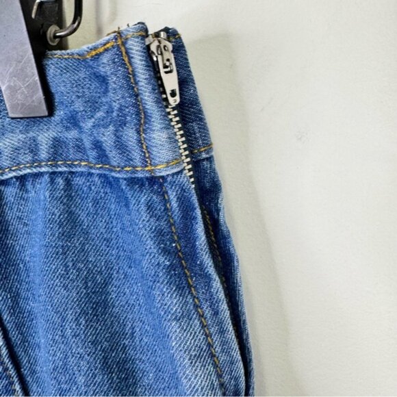 Cider Blue Denim A Line Maxi Skirt Size XL Western Classic - Picture 9 of 10